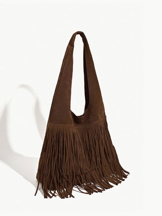 Isla | Borsa Hobo Boho con Frange
