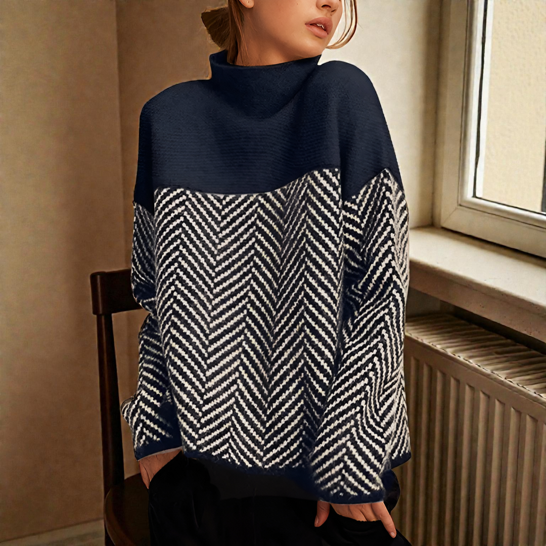 Isabelle | Elegante maglione a collo alto