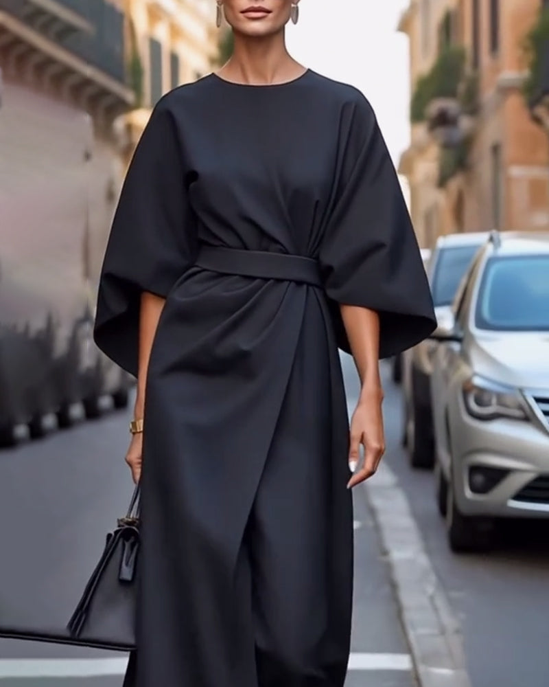 Paulien™ Elegante Midi-Abito con Cintura