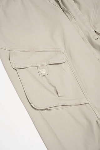 Jeans a gamba larga con tasche, cintura
