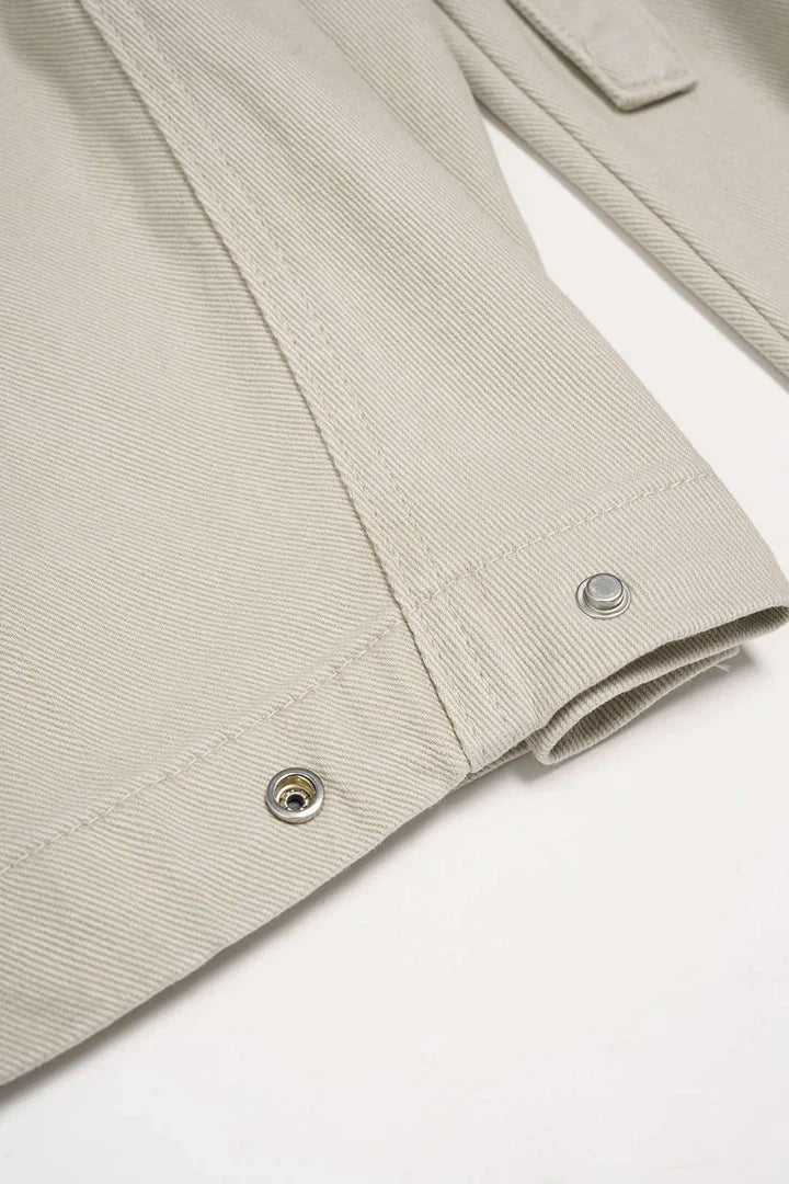 Jeans a gamba larga con tasche, cintura