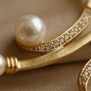 Set di gioielli elegante con perle