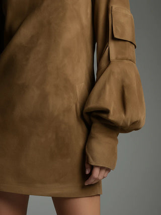 Romy | Mini-abito vintage con colletto alto