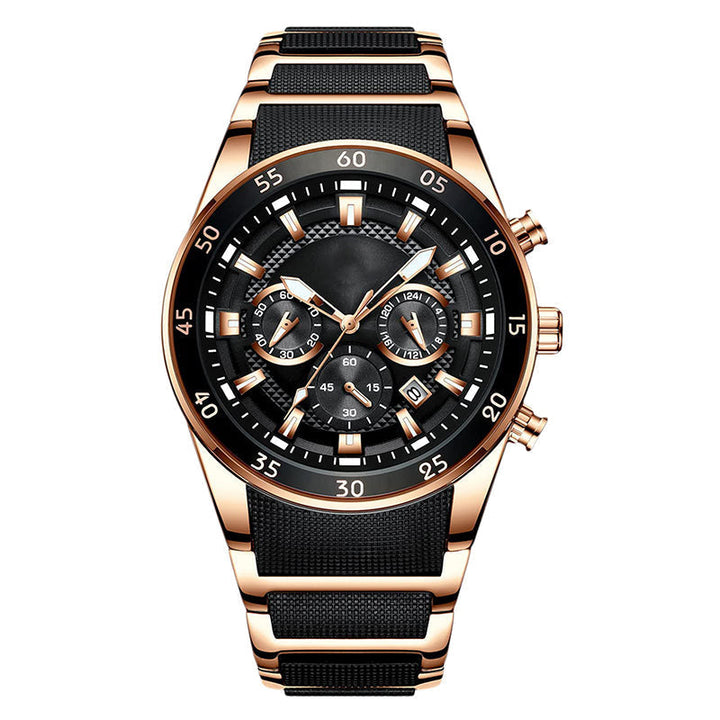 Orologio multifunzionale da uomo con movimento impermeabile