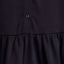 Vestito Camicia Smock con Orlo in Pizzo Nero
